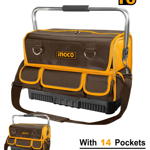 Сумка для инструментов 14 карман INGCO HTBGL05 INDUSTRIAL