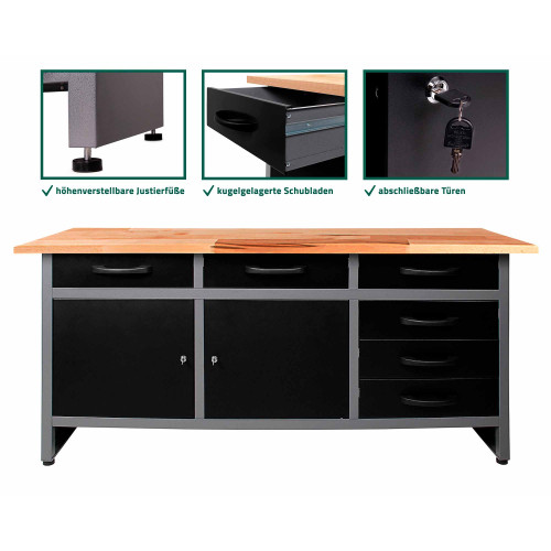 Стол-верстак для мастерской BAUMEISTER BTC-008