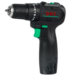 Дрель-шуруповерт ударная аккумуляторная DWT ASBP-12DN-2