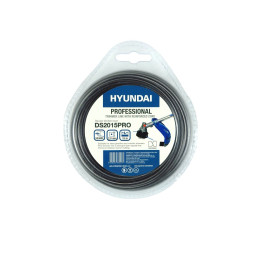 Леска для триммера HYUNDAI DS-2015 PRO 2,0мм*15м,двухсл.квадрат.