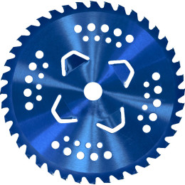 Нож победитовый BL-4 (40 зубов, СИНИЙ,255x1.3x25.4)