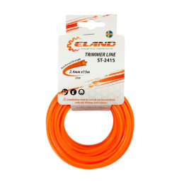 Леска для триммера ELAND ST-2415 2,4мм*15м,звезда.
