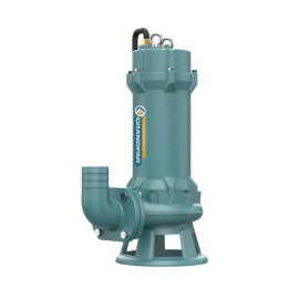 Вихревой дренажно-фекальный насос с измельчителем GRANDFAR WQK 25-15-2.2L2