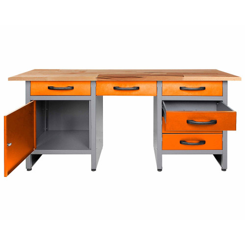 Стол-верстак для мастерской BAUMEISTER BTC-007 ORANGE