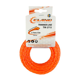Леска для триммера ELAND TW-2715 2,7мм*15м,витой.
