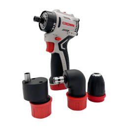 Дрель-шуруповерт аккумуляторная со сменными патронами CROWN CT21129HQX-2 BMC