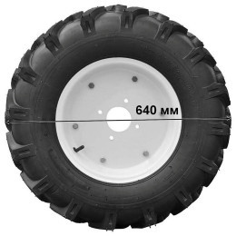 Колесо культиватора VELLES 7.00-12, протектор ЕЛОЧКА, правое