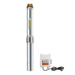 Насос скважинный GRANDFAR 3SDm5/19 (PUMP BODY+3PDm/1.5 MOTOR) with control box