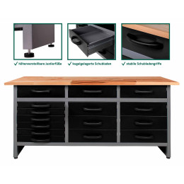 Стол-верстак для мастерской BAUMEISTER BTC-008A