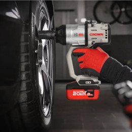 Гайковерт ударный аккумуляторный CROWN CT22060-1HX-8SC4 BMC