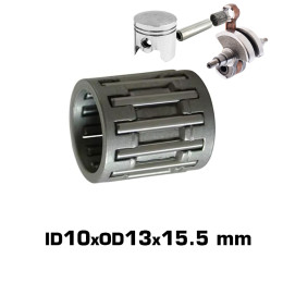 Подшипник поршня игольчатый (сепаратор) бензотриммера BC-430, dxDxB, 10x13x15,5 мм (40, ИНД.УП)