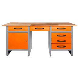 Стол-верстак для мастерской BAUMEISTER BTC-007 ORANGE