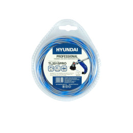 Леска для триммера HYUNDAI TL-2015 PRO 2,0мм*15м,трехсл.витая.