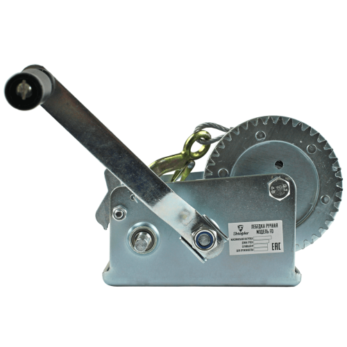 Лебедка ручная барабанная Shtapler FD-3000 (1360кг, 20м, трос)
