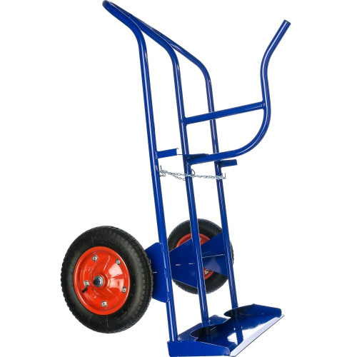 Тележка двухколесная сварочный пост КП 2 У с колёсами пневмо d350мм
