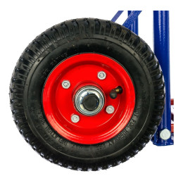 Тележка двухколесная грузовая с дополнительной полкой КГ 150 П колёса пневмо d200мм