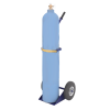 Тележка двухколесная с одной ручкой для перевозки одного баллона ГБР 1 (колёса d250 литые)