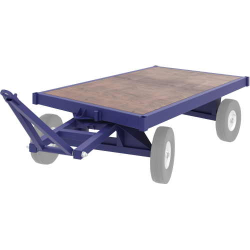 Большегрузная телега настил фанера БТ 1 Н 1250х2000 без колёс