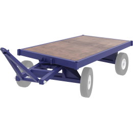 Большегрузная телега настил фанера БТ 3 Н 1250х3000 без колёс