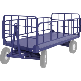 Большегрузная багажно - почтовая телега БГ 1 (1250х2500мм) без колёс