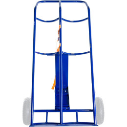 Тележка для перевозки двух баллонов с фиксацией ремнем ГБ -2 без колес