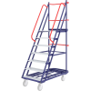 Лестница сварная передвижная ЛС 6 (670х1390х2150мм) 6 ступеней, без колёс