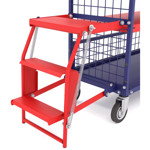 Тележка четырёхколёсная для комиссионирования ТДК 01 (450х1350х1665мм) без колёс