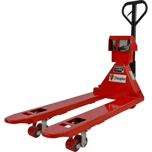 Ручная гидравлическая тележка с весами Shtapler CBY 2000 PU
