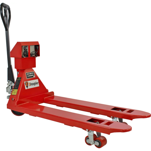 Ручная гидравлическая тележка с весами Shtapler CBY 2000 PU