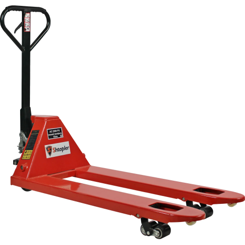 Ручная гидравлическая тележка Shtapler AC 2500 PU (низкопрофильная 65мм)