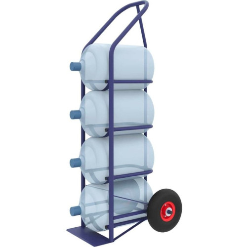 Тележка двухколесная для перевозки 4-х бутылей воды ВД 4 без колёс