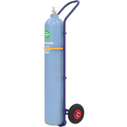 Тележка двухколесная для перевозки одного баллона ГБ 1 (колёса d 250 пневмо)