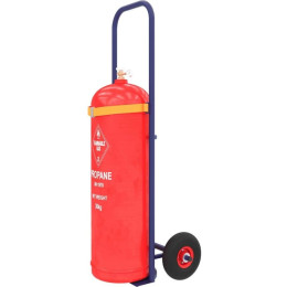Тележка двухколесная для перевозки одного пропанового баллона ПР 1 (колёса d 200 пневмо)