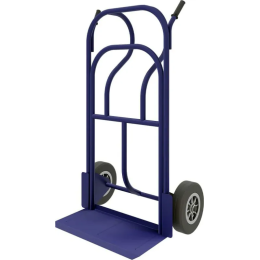 Тележка двухколесная грузовая КГУ 300 колёса литые с чугунным ободом d 250мм