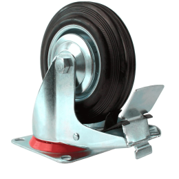 Колесная опора поворотная с тормозом RAD AB 160