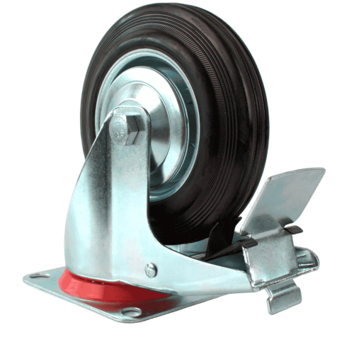 Колесная опора поворотная с тормозом RAD AB 160