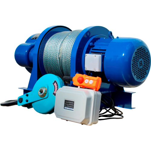 Лебедка электрическая тяговая стационарная Shtapler KDJ (J) 2000/1000кг 50/100м 380В