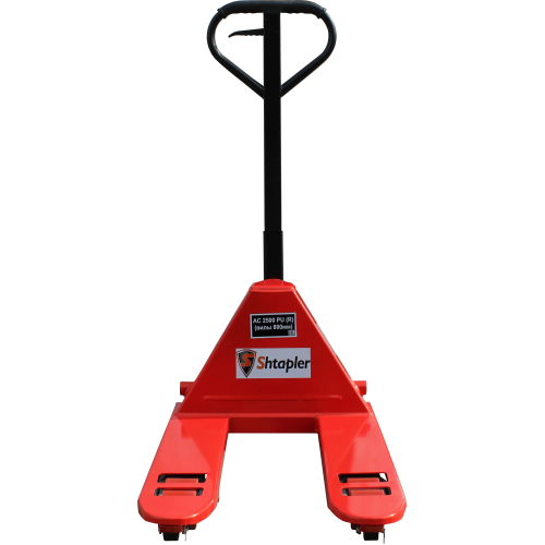 Тележка гидравлическая ручная с короткими вилами Shtapler AC 2500 PU, длина вил 800мм