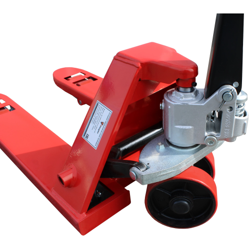 Тележка гидравлическая ручная с короткими вилами Shtapler AC 2500 PU, длина вил 800мм