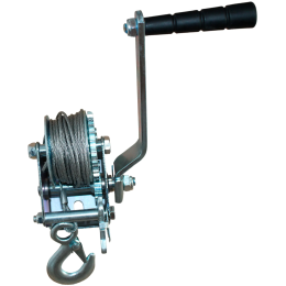 Лебедка ручная барабанная Shtapler FD-500 (220кг, 10м, трос)