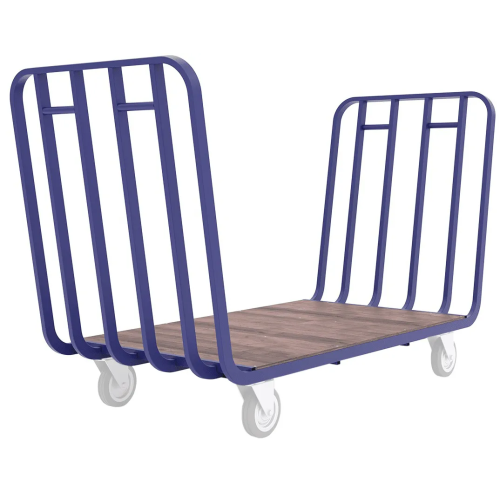 Тележка платформенная усиленная с двумя ручками ТПУД 7221 (800х1940х980) без колес