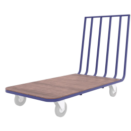 Тележка платформенная усиленная ТПУ 7231-1 (800х1682х960) без колес