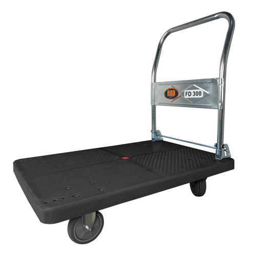 Тележка платформенная четырёхколёсная RAD FD 300 (900х600) черная