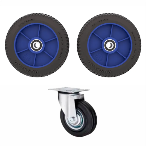 Комплект колес литых ТЭП Ø250 мм (2шт) + Ø 160 мм