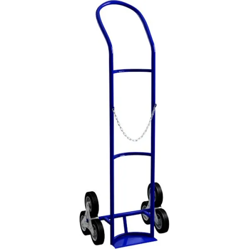 Тележка двухколесная для перевозки одного баллона ГБ 1 (колёса лестничные блок d160мм)