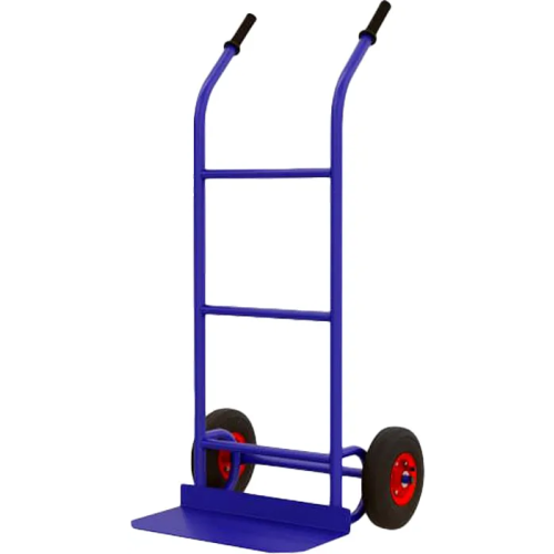 Тележка двухколесная грузовая КГР 200 с колёсами d 200 мм пневмо резина