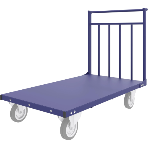 Тележка платформенная четырёхколёсная усиленная ТПУ 7 (800х1400) без колёс