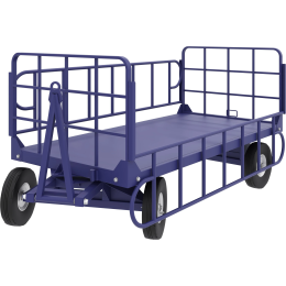Большегрузная багажно - почтовая телега БГ 1 (1250х2500мм) без колёс