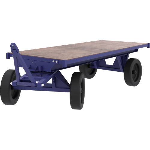 Большегрузная телега настил фанера БТ 5 Н 1 (1250х3000мм) г/п 5000кг, без колёс