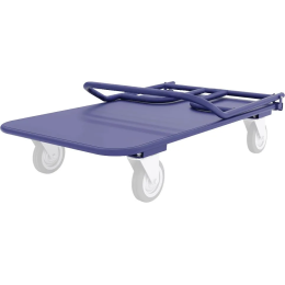 Тележка платформенная четырёхколёсная складная ручка, педаль. ТПСР 3 М (600х1000)